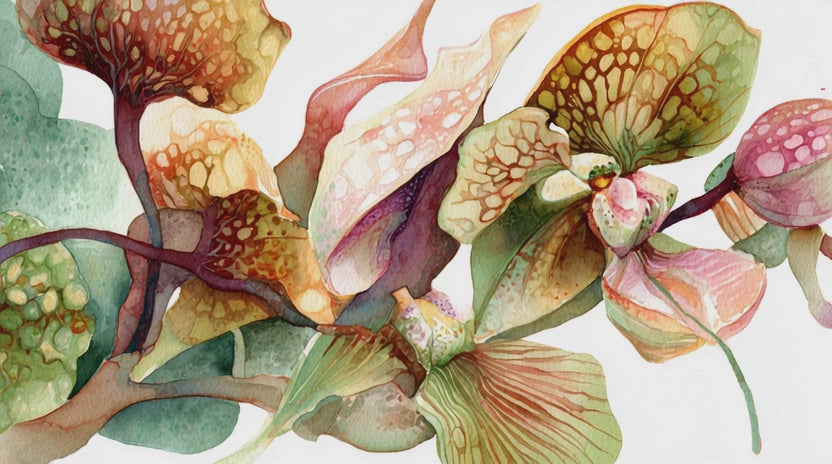 Abstract garden animation symbolizing the process of coaching with Lacey Haegen — helping entrepreneurs and executives grow beyond limitations.