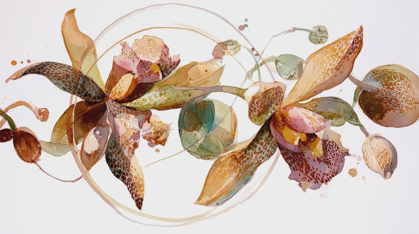 Floral artwork representing business, leadership, and executive coaching with Flourish by Lacey Haegen.